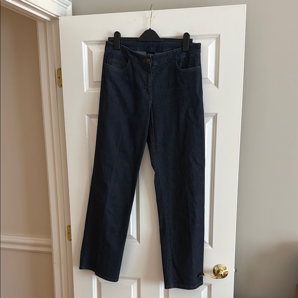 Eileen Fisher Women's Straight Leg Jeans - Dark Blue